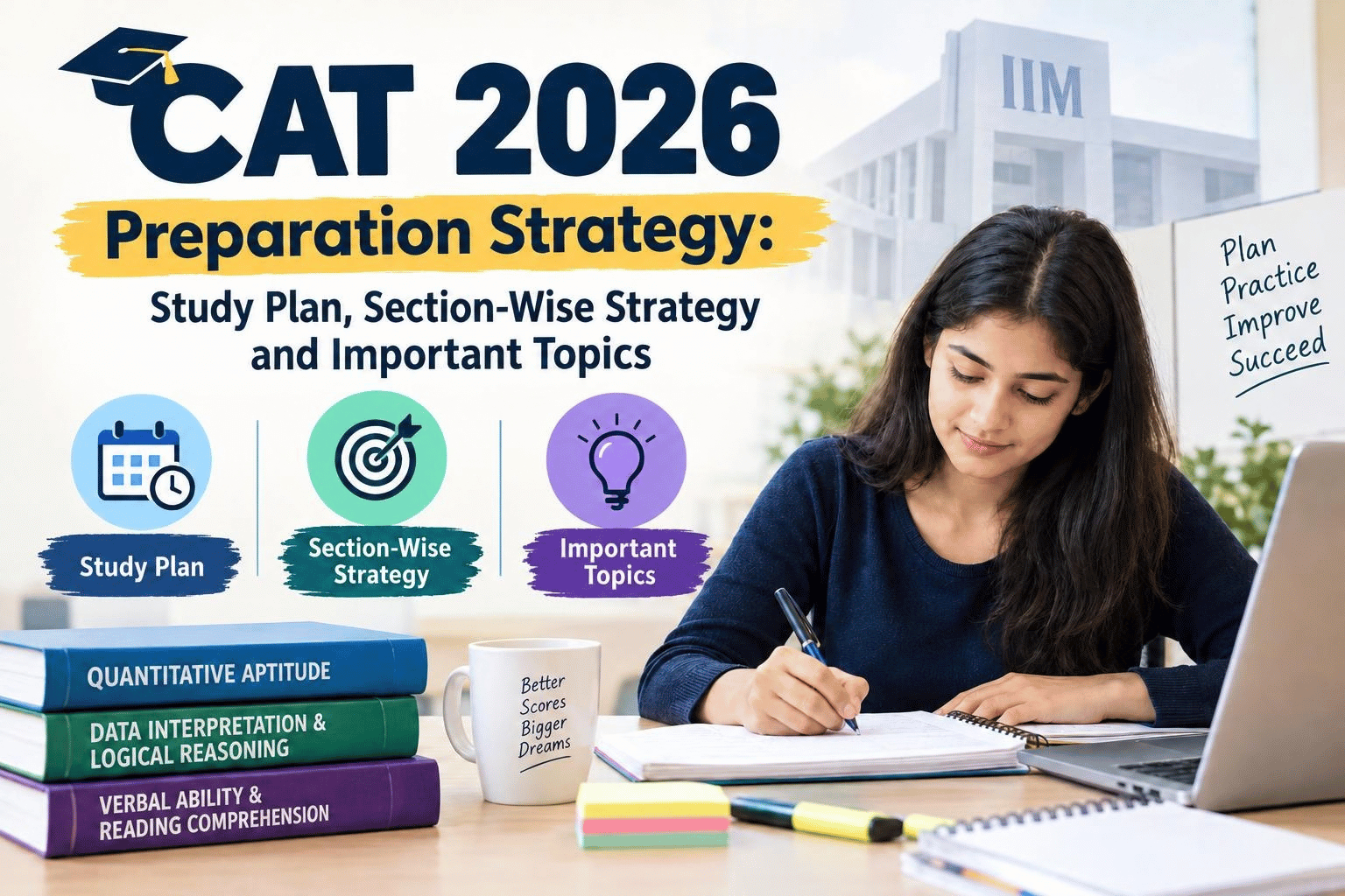 CAT 2026 Preparation Strategy: Section-Wise Strategy and Important Topics