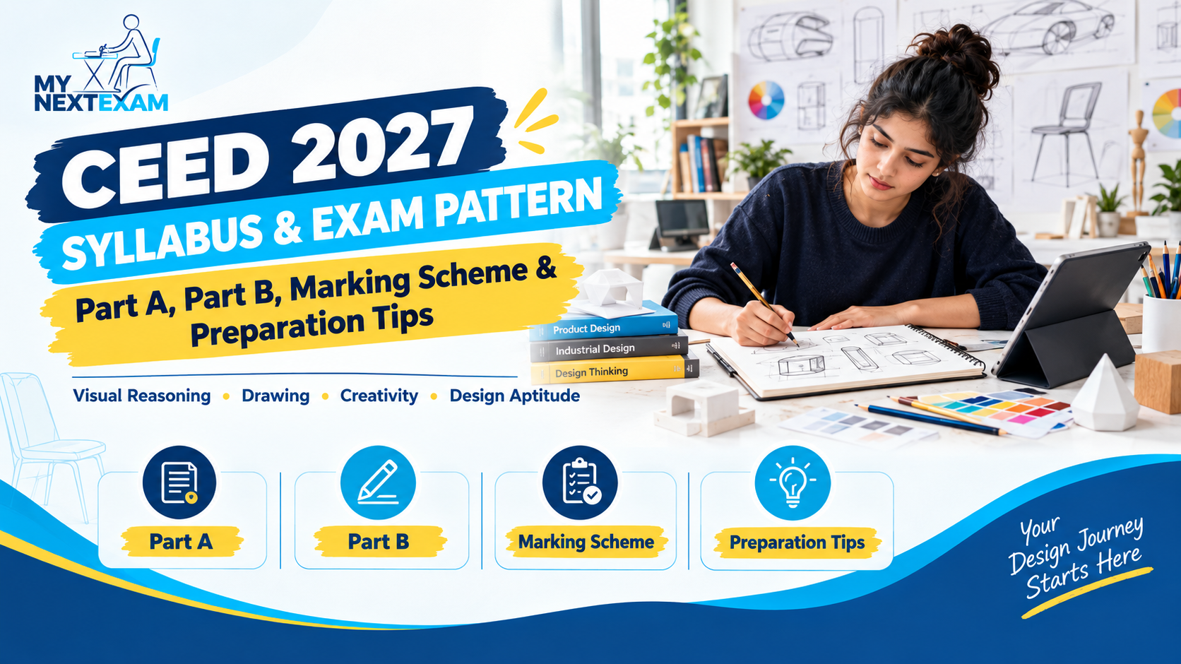 CEED 2027 Syllabus and Exam Pattern: Part A, Part B, Marking Scheme and Preparation Tips