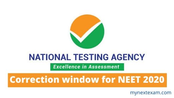 NEET 2020: Correction window reopened till April 14, 2020