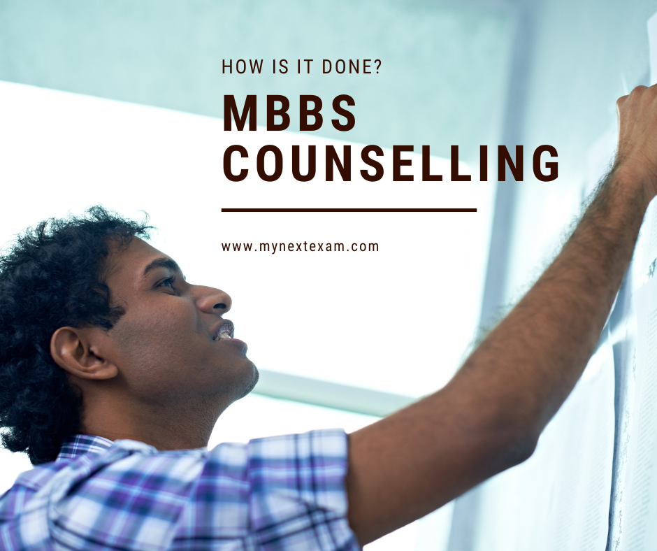 MBBS and BDS counselling for 2020