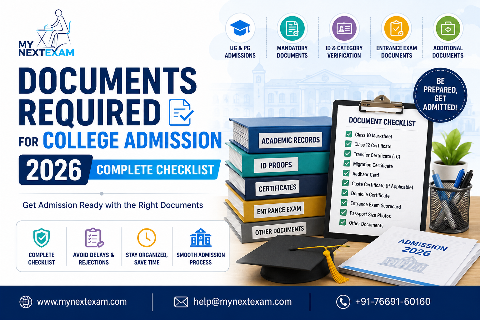 Documents Required for College Admission 2026: Complete Checklist