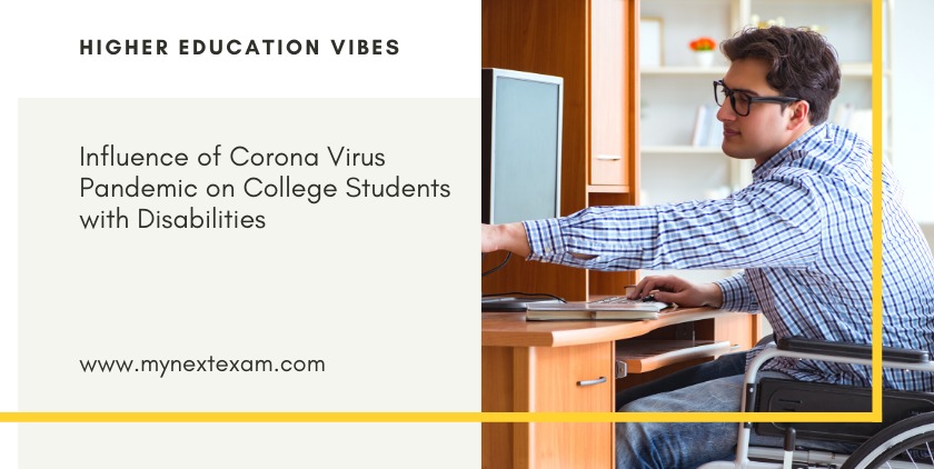 Influence of Corona Virus pandemic on Students with Disabilities