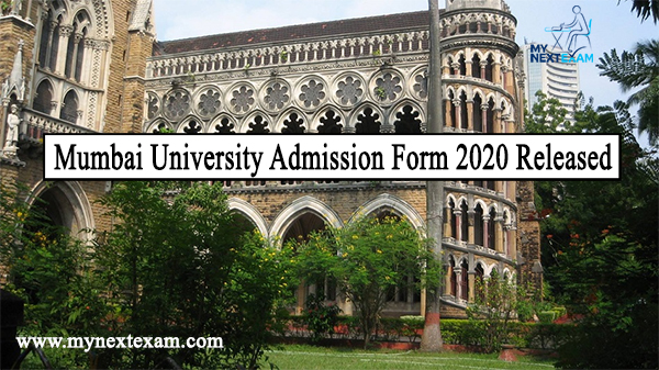 Mumbai University Admission Form 2020 Released