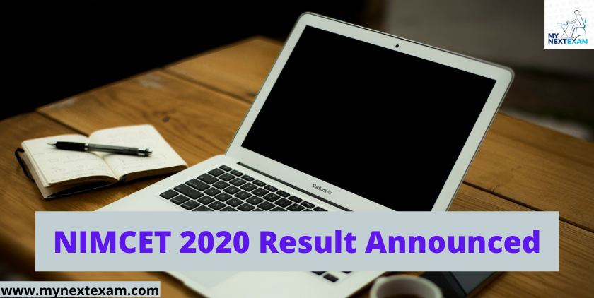 NIMCET 2020 Result Announced