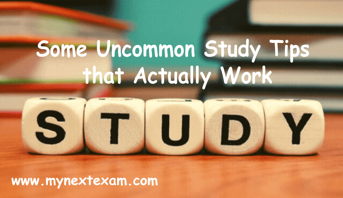 Some Uncommon Study Tips that Actually Work