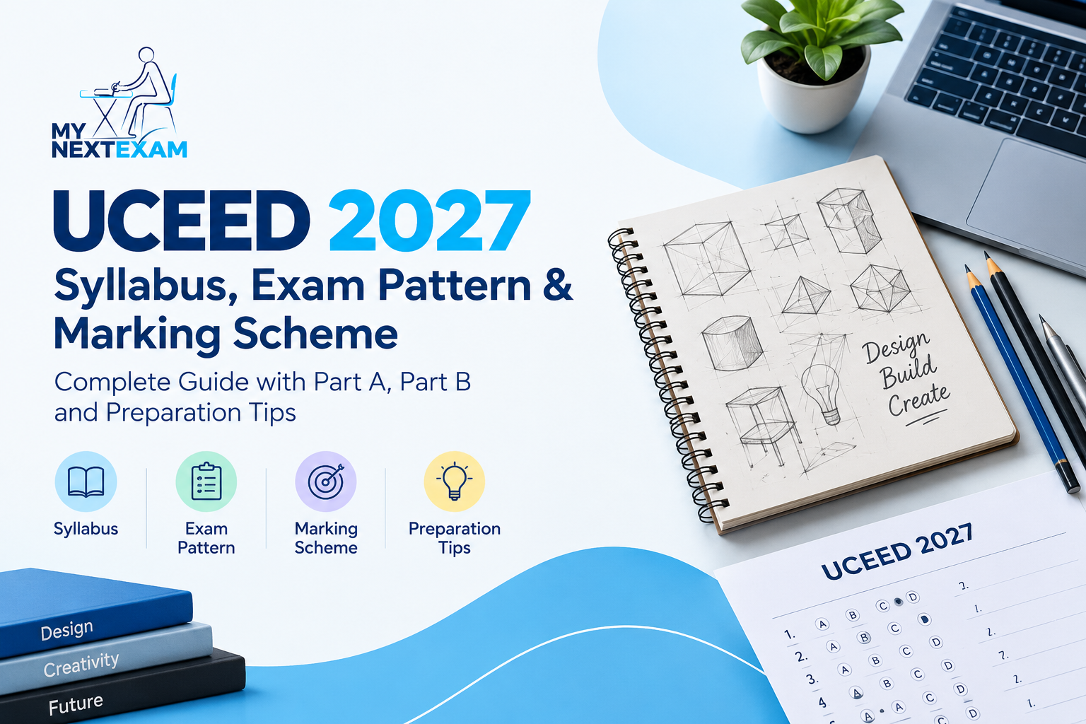 UCEED 2027 Syllabus and Exam Pattern: Part A, Part B, Marking Scheme and Preparation Tips