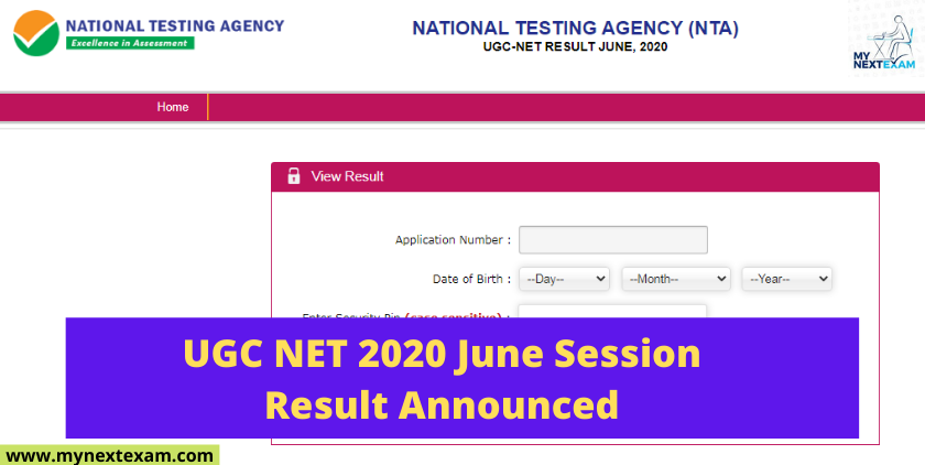 UGC NET 2020 June Session Result Announced