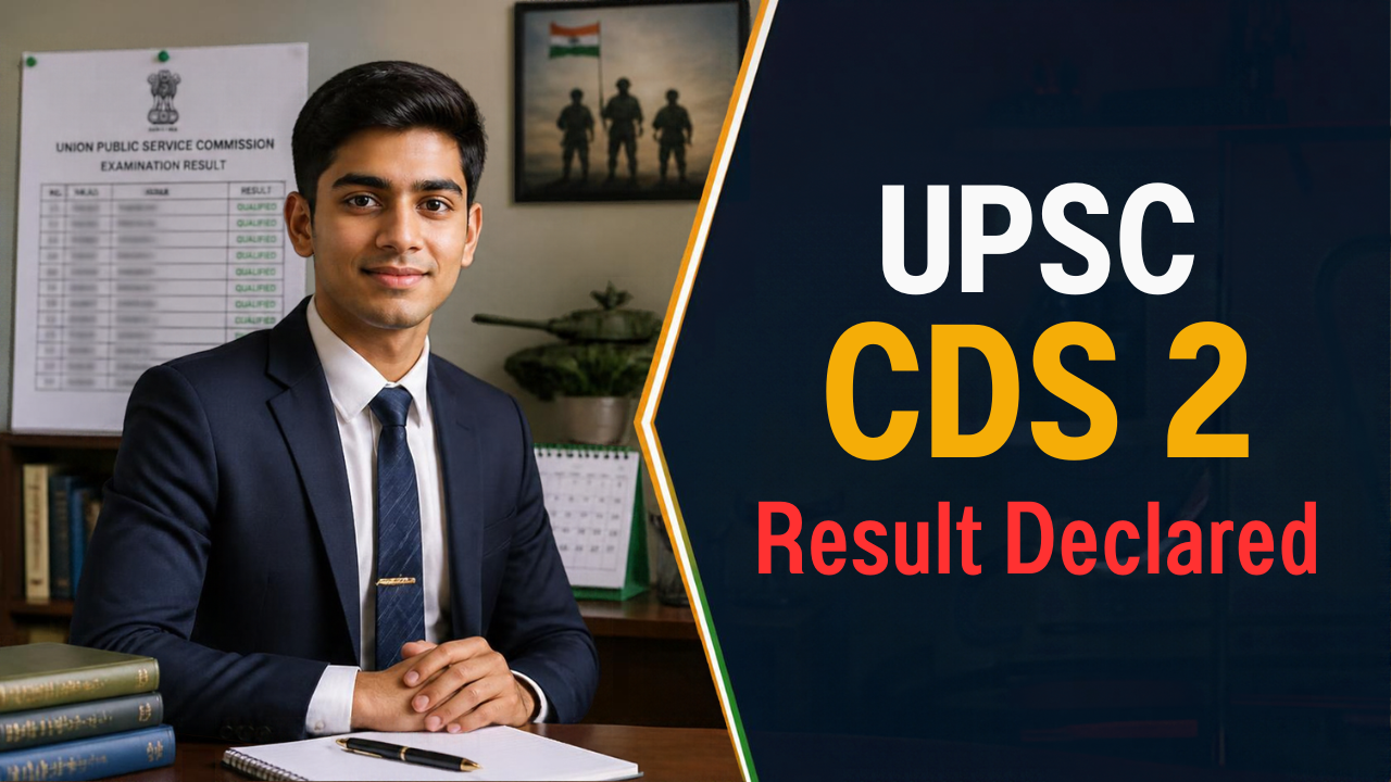 UPSC CDS 2 Result 2026 Declared: Check Merit List PDF, 8,956 Candidates Shortlisted and Vacancy Details