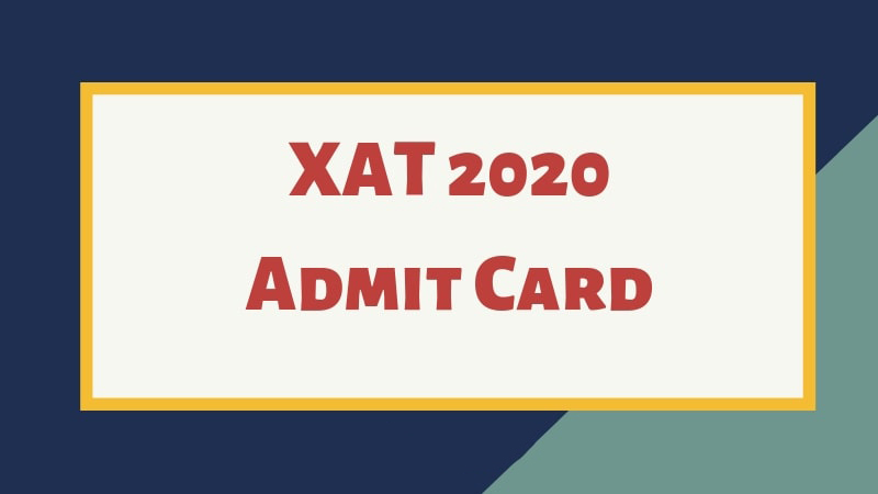 XAT Admit Card 2020 released at xatonline.in