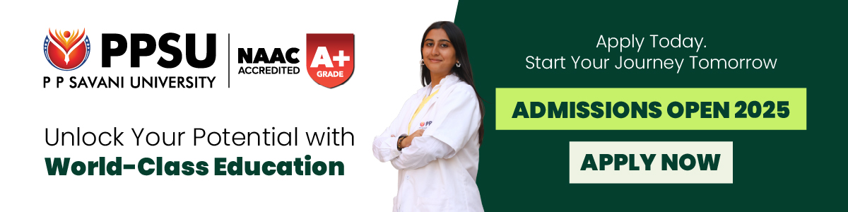 PP Savani University Surat Admission Open